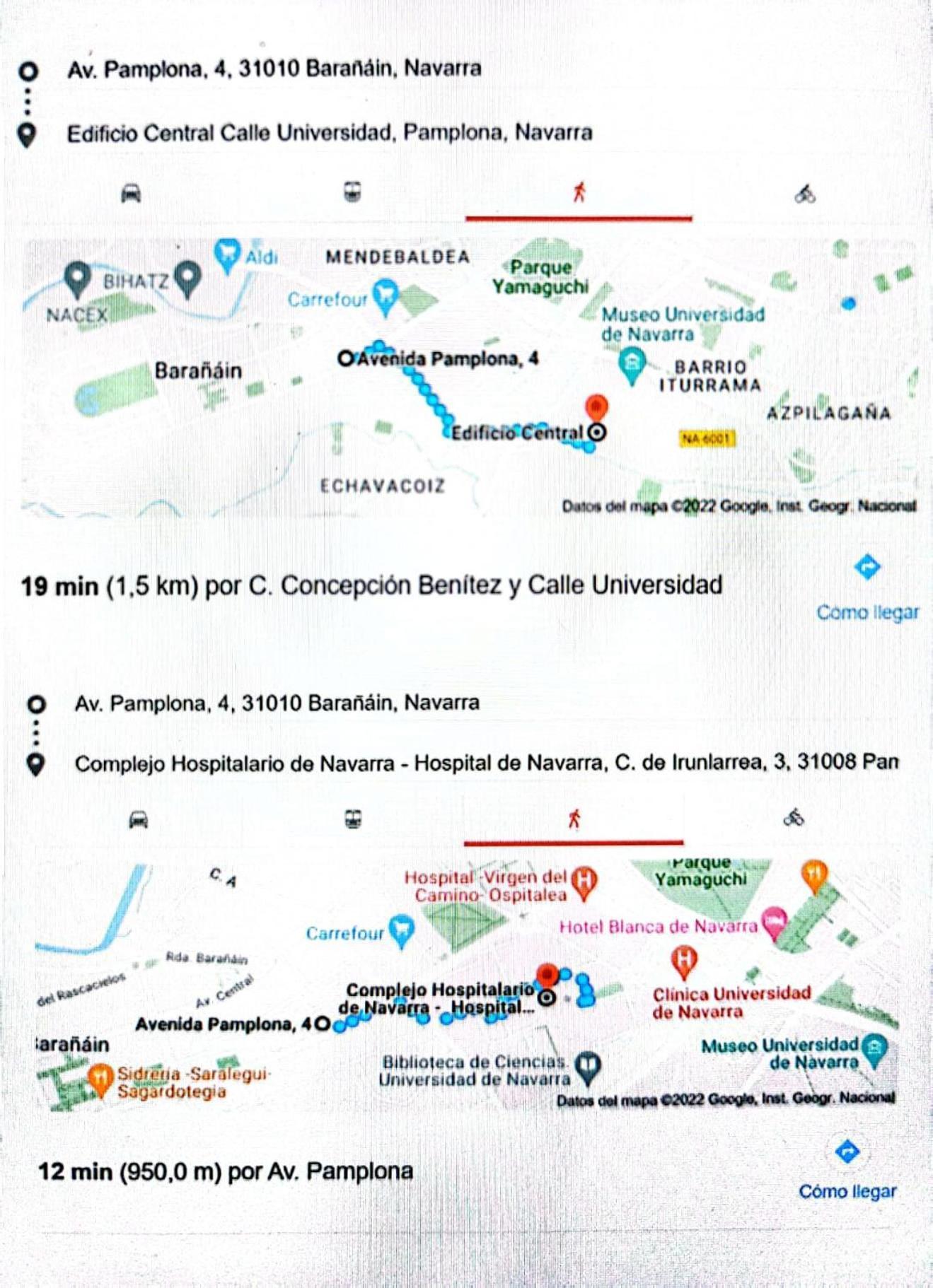 Los Sauces Pamplona Hospitales Universidad Baranain Esterno foto